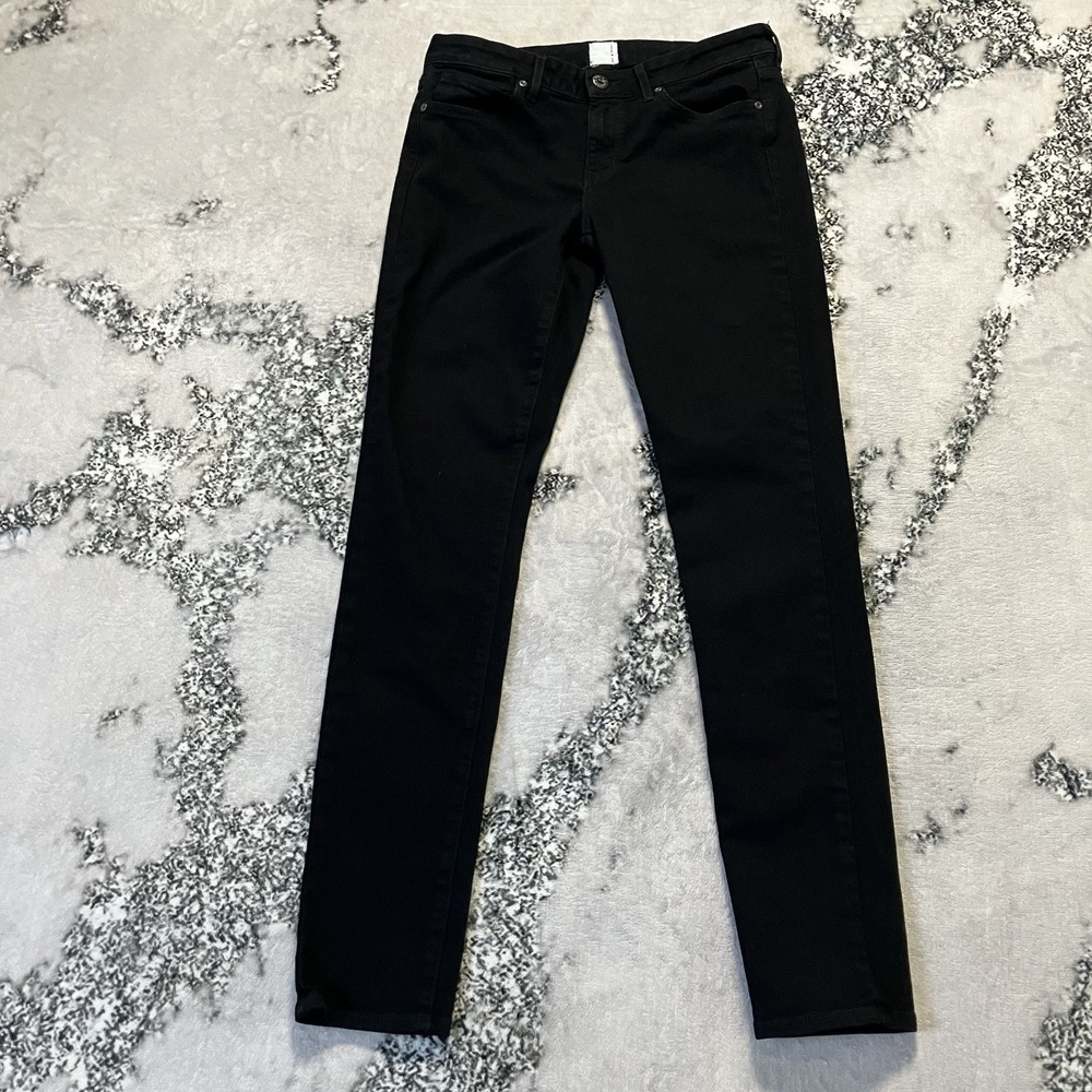 Rich Skinny Jeans Womens Size 29 Black Stretch Skinny Leg Denim Mid‎ Rise